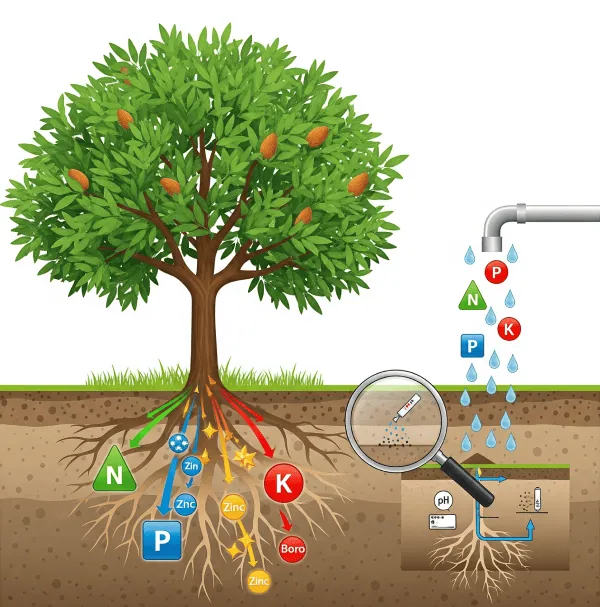 La nutricion del almendro